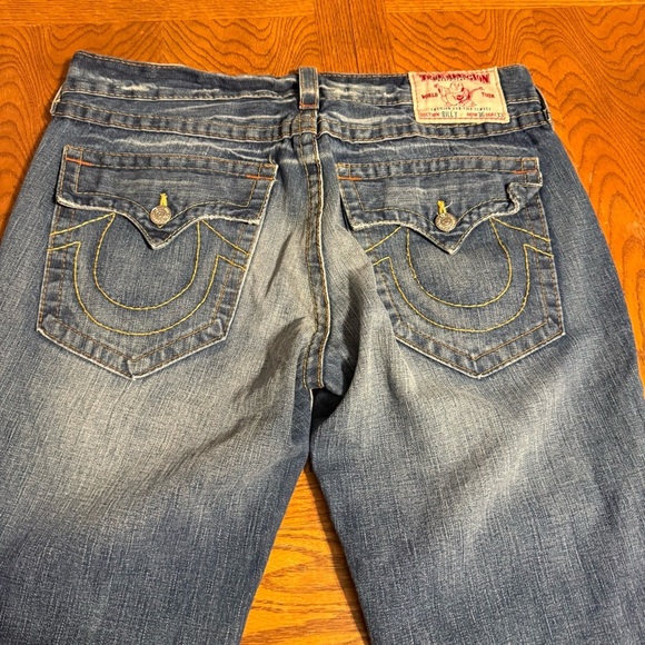 True Religion Men's Vintage Billy Bootcut Jeans Size 36x33 Relaxed Made In USA - Picture 13 of 16